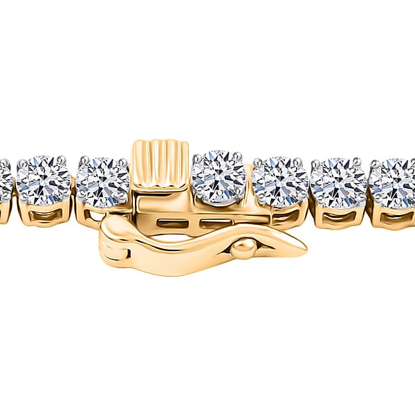 Luxuriant Lab Grown Diamond G VS 15.00 Necklace In 14K Yellow Gold 18 Inches 19.46 Grams