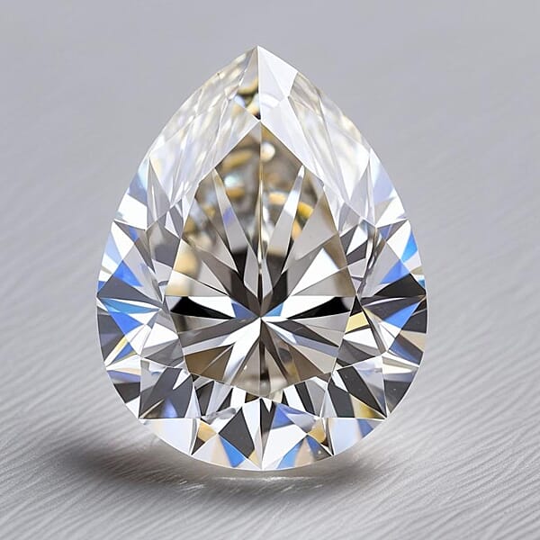 Luxuriant Lab Grown Diamond (Pear) (E-F VS1) 3.00 Ctw