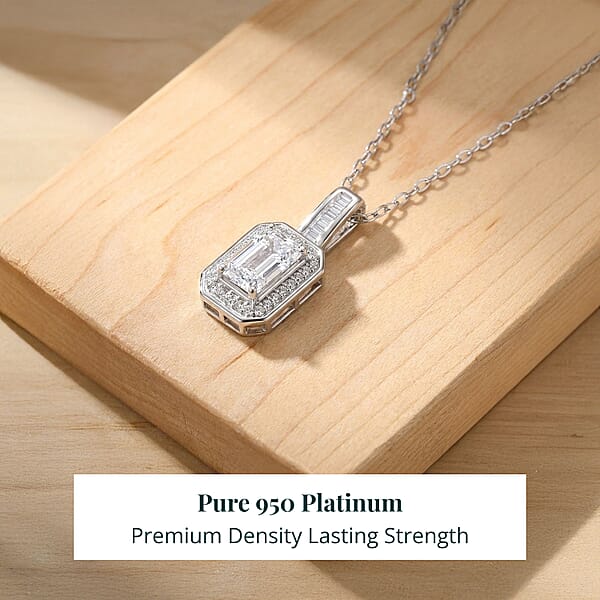 Luxuriant Lab Grown Diamond Pendant Necklace In 950 Platinum 2.25 Ctw (20 Inches) (E-F VS)