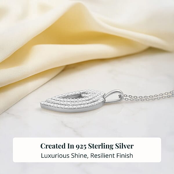 Luxuriant Lab Grown Diamond Pendant Necklace In Sterling Silver 2.00 Ctw (G VS 18 Inches)