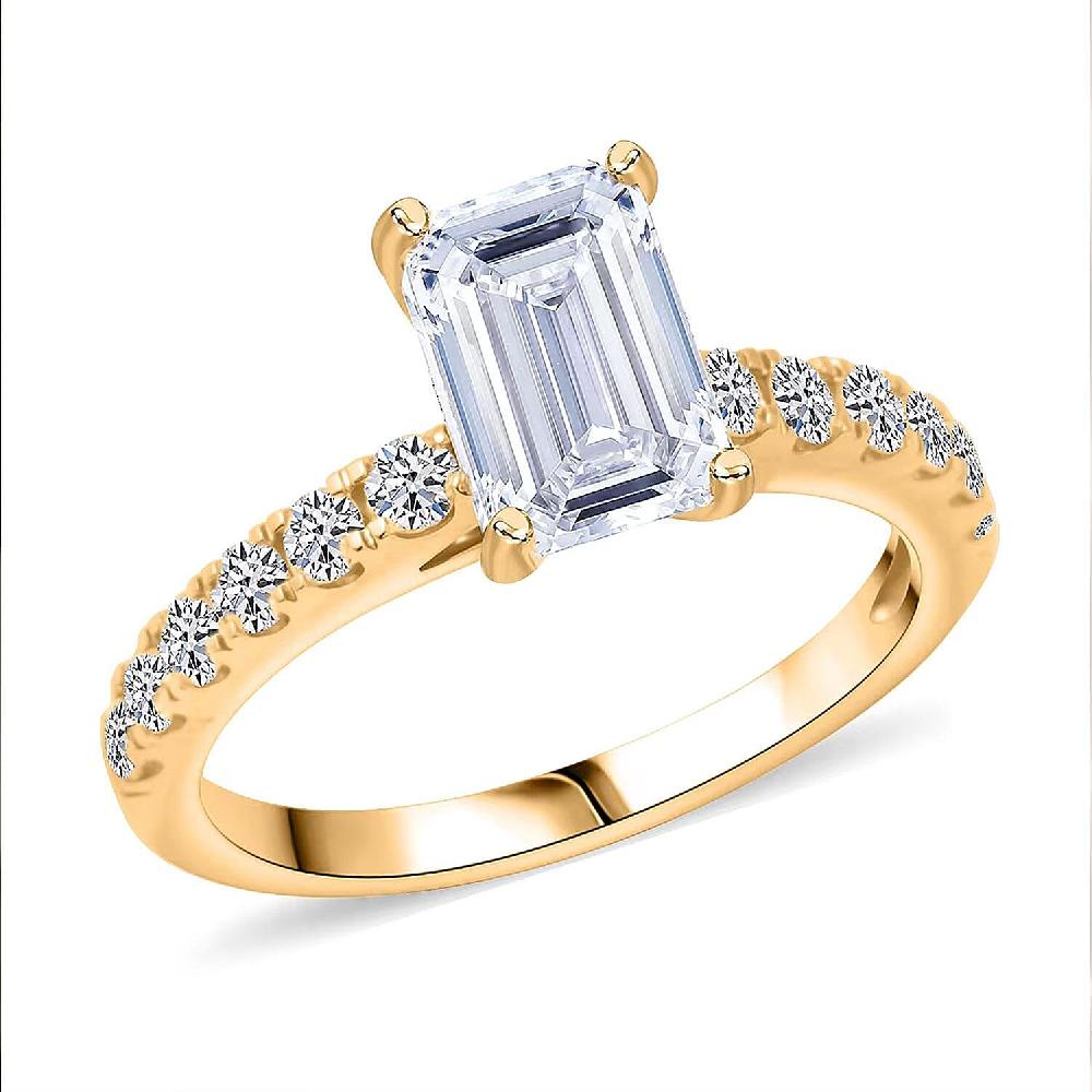 Luxuriant Lab Grown Diamond SI1-SI2 2.50 ctw Ring in 14K Yellow Gold