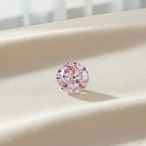 Luxuriant Lab Grown Pink Diamond (IR) (Round) (VS) 2.00 Ctw