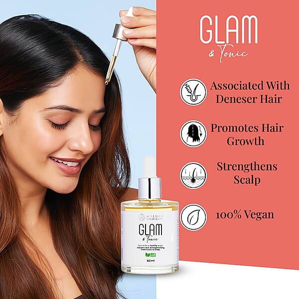 Malina Glam & Tonic Nourishing Hair & Scalp Serum (2oz)