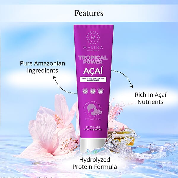 Malina Tropical Power Acai Protective & Hydrating Conditioner (10oz)