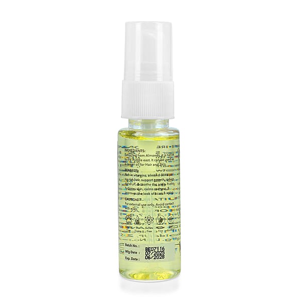 Marigold And Lotus Cold-Pressed Virgin Carrier Almond Oil 1.01oz