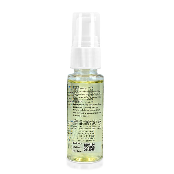 Marigold And Lotus Cold-Pressed Virgin Carrier Backuchi Oil 1.01oz