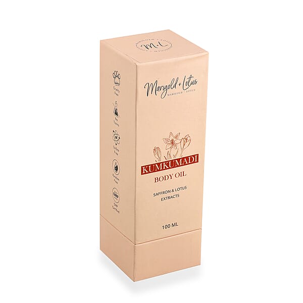 Marigold And Lotus Kumkumadi Body Oil 100ml