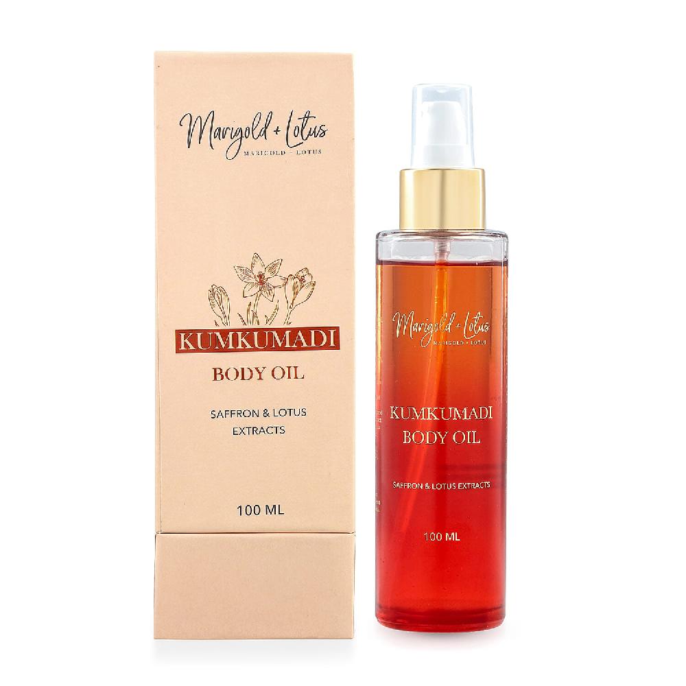 Marigold and Lotus Kumkumadi Body Oil 100ml