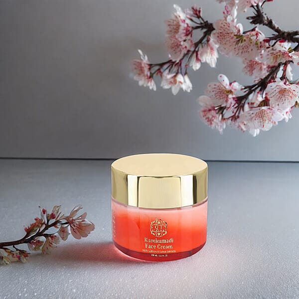 Marigold And Lotus Kumkumadi Face Cream With Saffron & Lotus Extracts 3.30oz