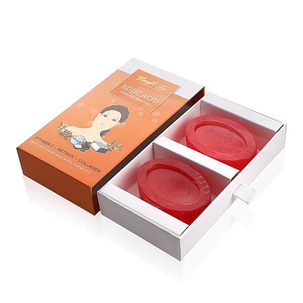 Marigold And Lotus Set Of 2 Soaps- Kojic Acid