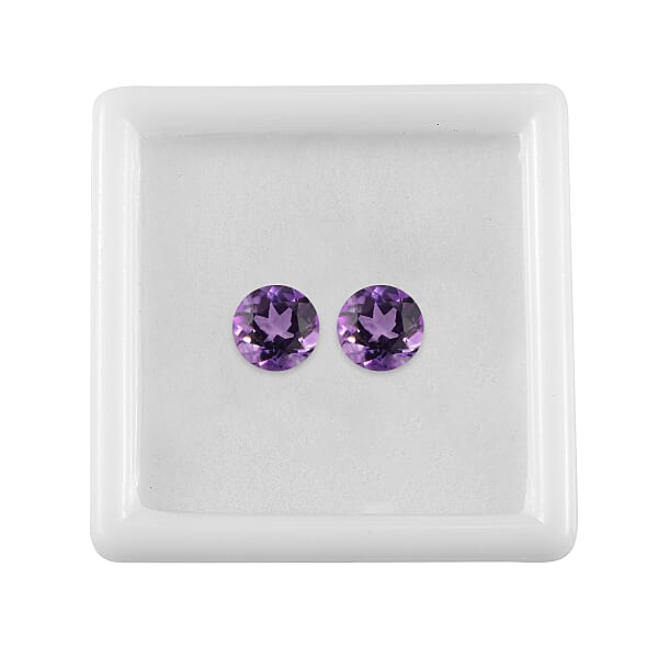 Mashamba Amethyst (Rnd 7 Mm) 1.15 Ctw Loose Gemstone