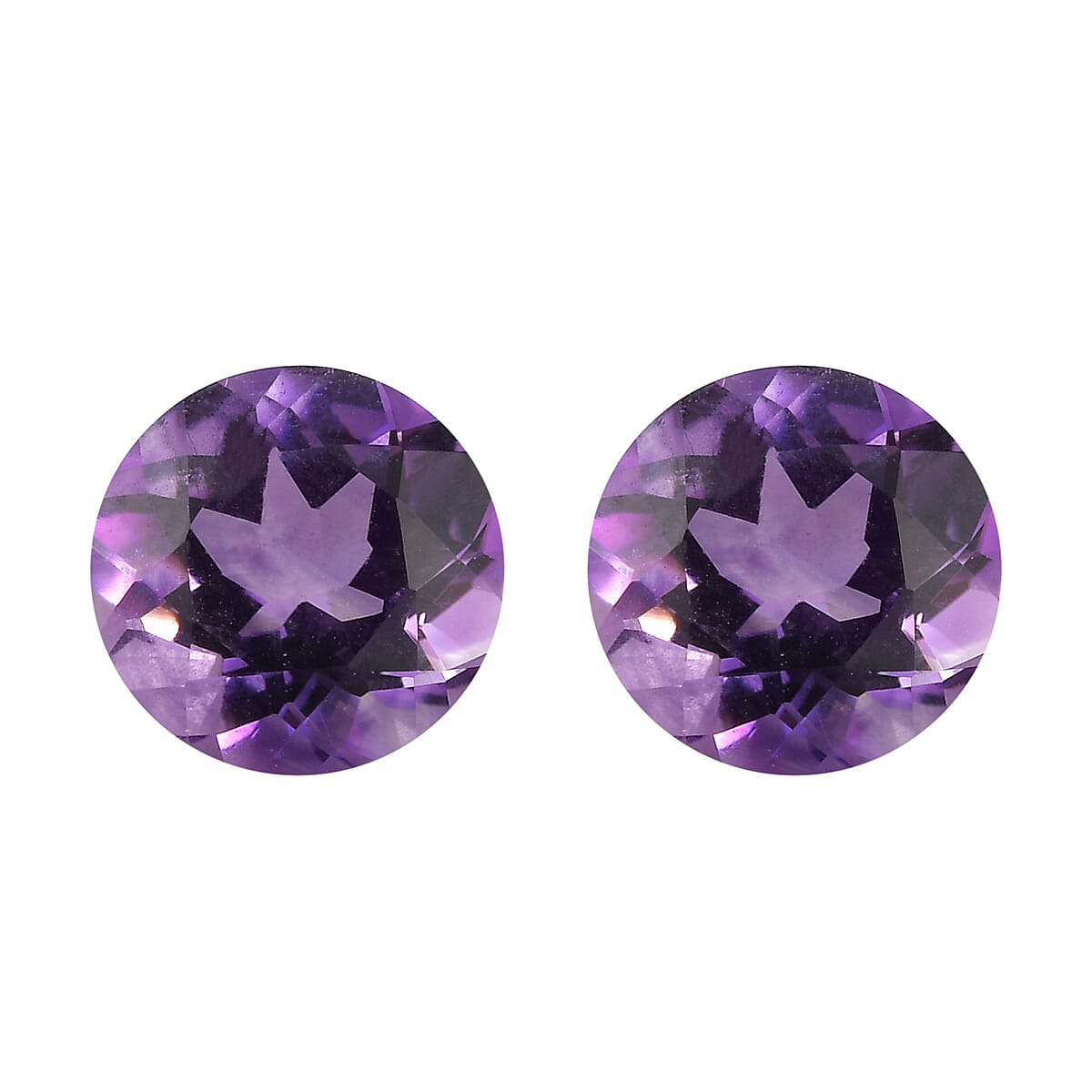 Mashamba Amethyst (Rnd 7 mm) 1.15 ctw Loose Gemstone