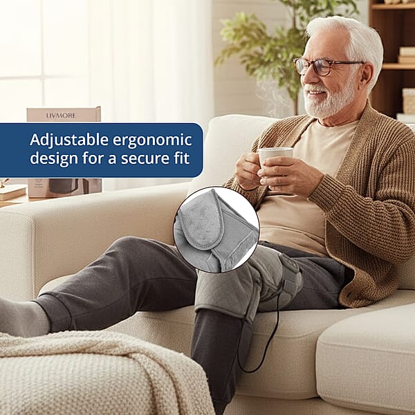 Massage Knee Wrap With Bulit-in Controller And Adaptor (100-240V 50/60hz 12V 2000mA)