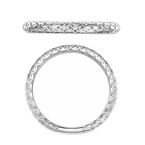 Mirage Collection Ring In 10K White Gold 1.65 Grams (Del. In 10-12 Days)