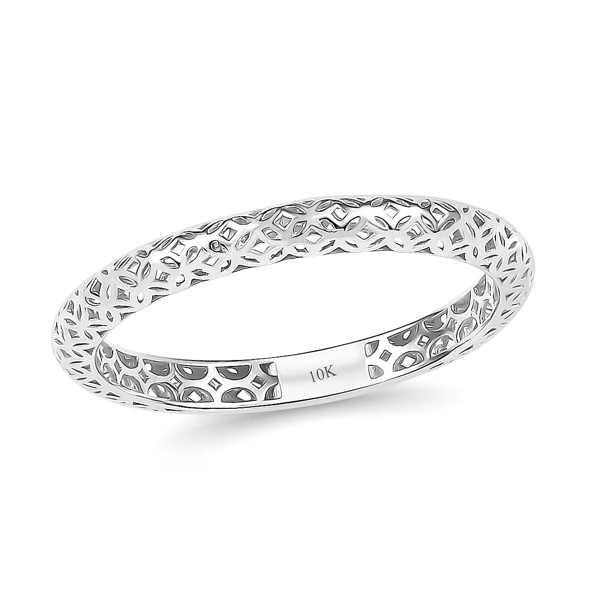 Mirage Collection Ring in 10K White Gold 1.65 Grams (Del. in 10-12 Days)