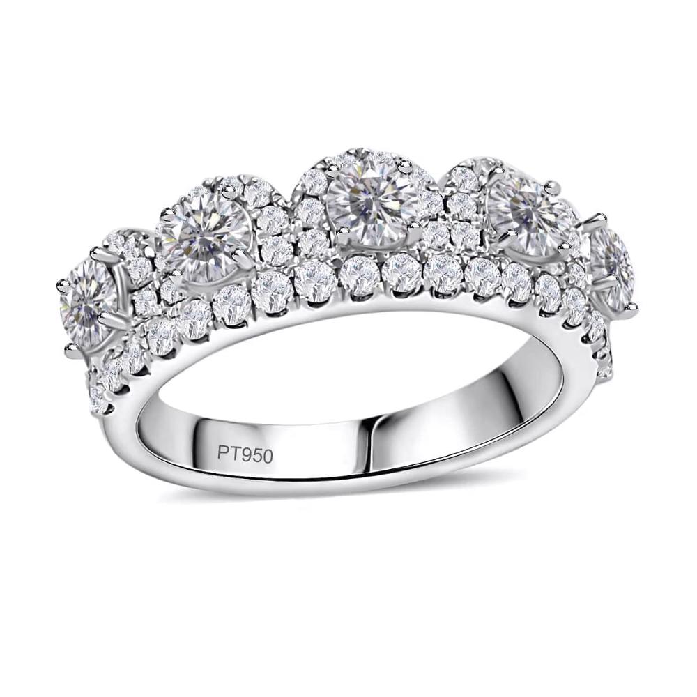 Modani F VS1 Diamond 1.65 ctw Ring in 950 Platinum