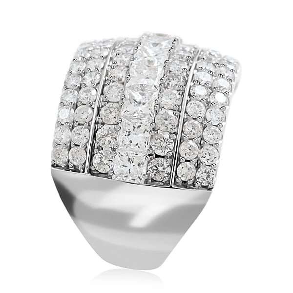 Modani G-SI Diamond Ring In 14K White Gold 3.00 Ctw