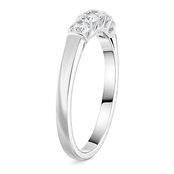 Modani Natural Diamond (G VVS2) Ring In 950 Platinum 1.00 Ctw