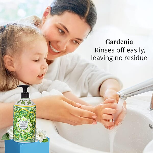 Mosaic Liquid Hand Soap Series- Olive Oil Coconut & Hibiscus Gardenia And Orange Blossom (24.6oz Each)
