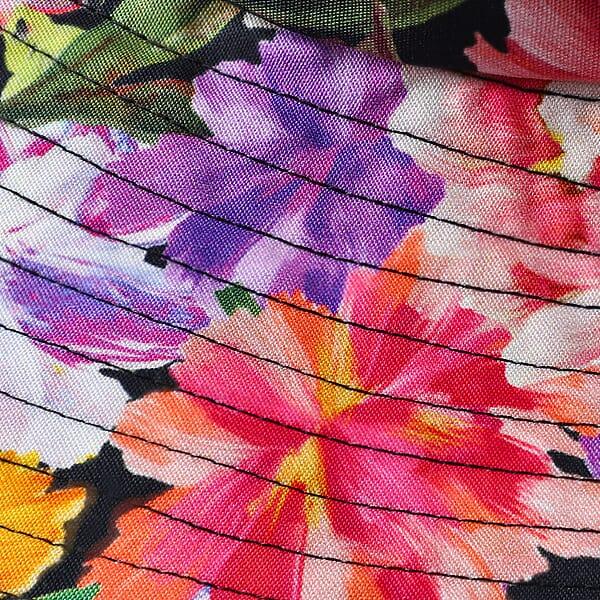 Multi Floral Cotton Poplin Woven Bucket Hat - One Size Fits Most