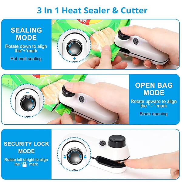 Multi-functional 800mAh Battery Mini Sealer