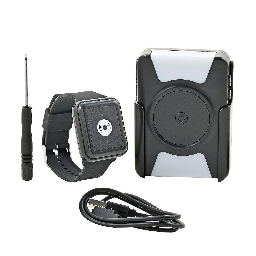 Multi-Functional Pager with Waterproof Alert Watch (Ring/ Flash/Vibrate) (1.5V*3 Dry Battery) (3.34x2.55x0.86)