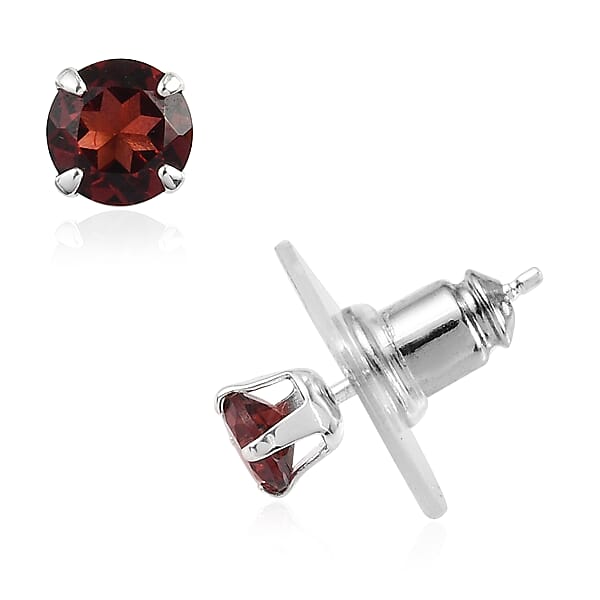 Multi Gemstone 3.25 Ctw Set Of 3 Solitaire Stud Earrings In Sterling Silver
