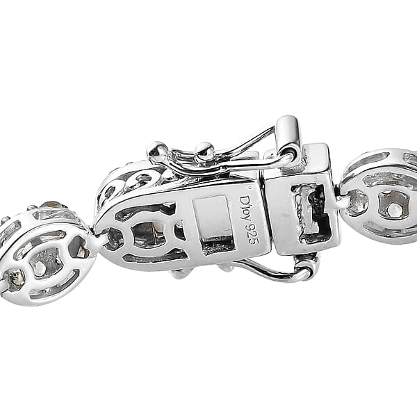 Narsipatnam Alexandrite Bracelet In Platinum Over Sterling Silver (7.25 In) 5.60 Ctw
