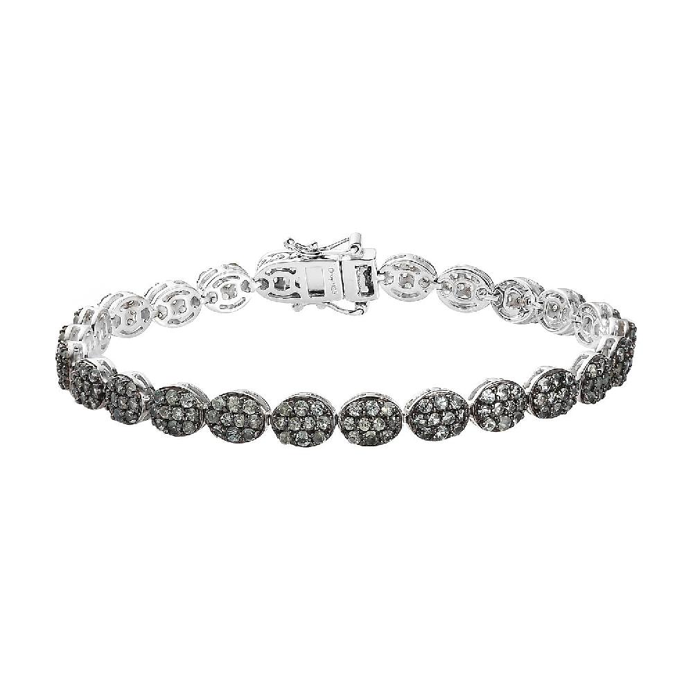 Narsipatnam Alexandrite Bracelet in Platinum Over Sterling Silver (7.25 In) 5.60 ctw