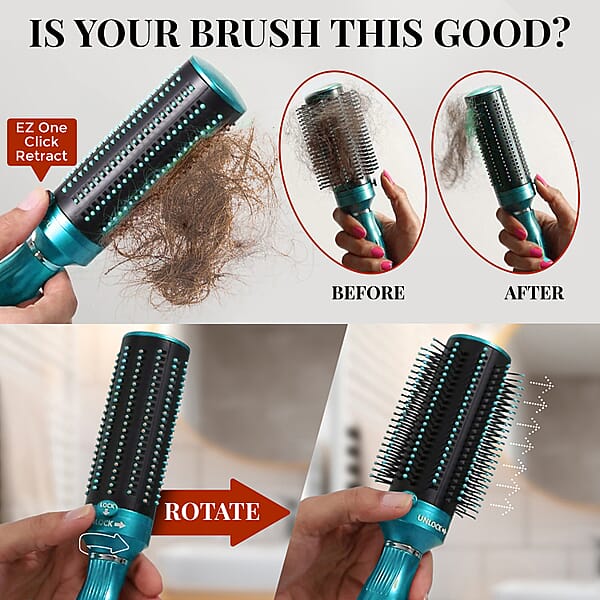 Neomi Portable Easy Clean Rotating Comb - Blue