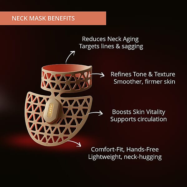 Numiere Feather Neck & Decollete LED Mask (Manufacturer Warranty)