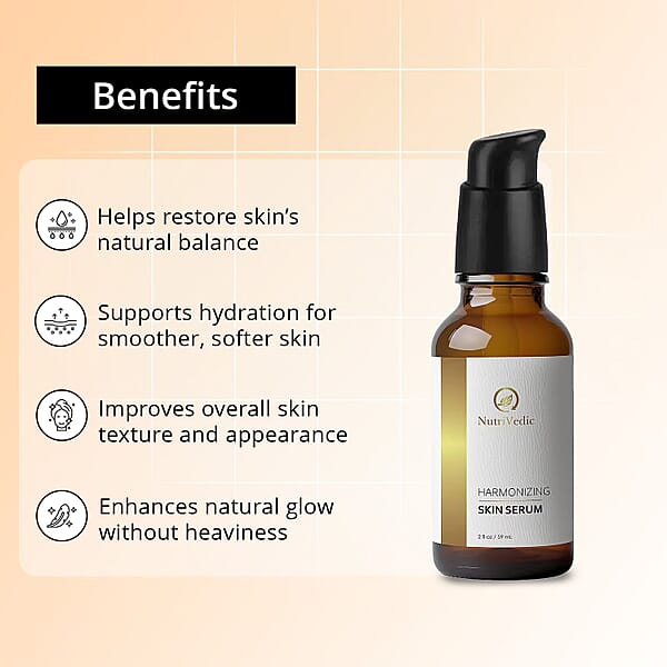 NutriVedic Harmonizing Skin Serum (2oz) Made In US