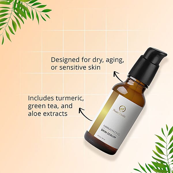 NutriVedic Harmonizing Skin Serum (2oz) Made In US