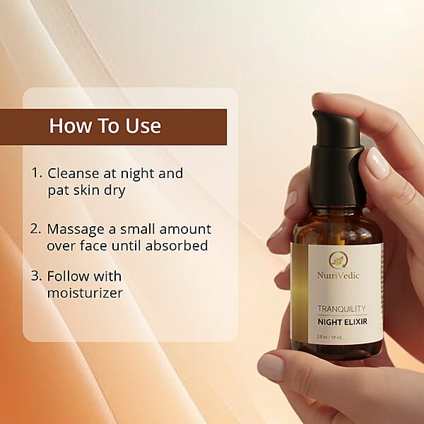 NutriVedic Tranquility Night Elixir (2oz) Made In US