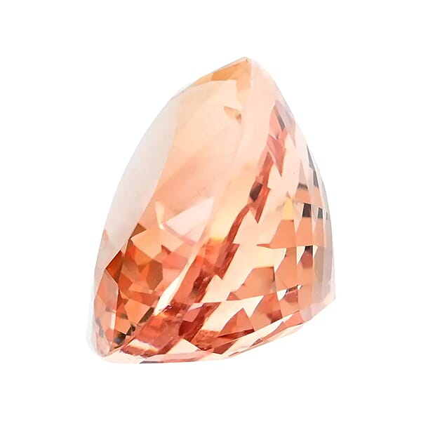 One Of A Kind Certified & Appraised AAAA Marropino Morganite (Oval Free Size) 18.02 Ctw