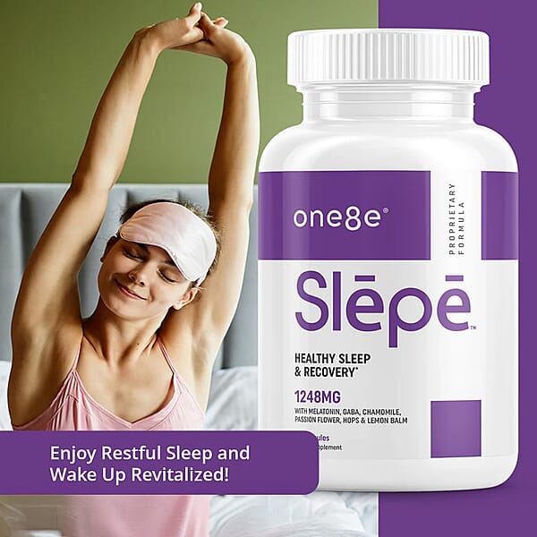 One8e Slepe Healthy Sleep & Recovery Supplement (60 Capsules) Made In US