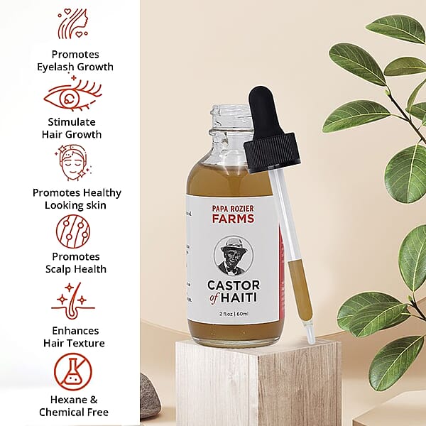 Papa Rozier Farms Set Of 5 Floral Castor Oil Flights (1 Oz)