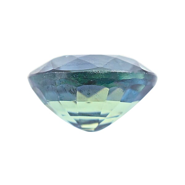 Parti Teal Sapphire (Oval Free Size) 0.70 Ctw