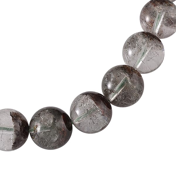 Phantom Quartz Beaded 100.00 Ctw Stretch Bracelet