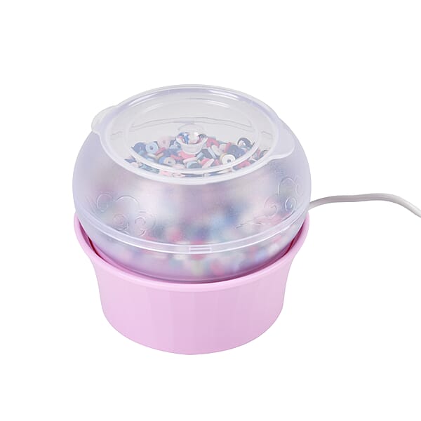 Pink Electric Beading Machine With Accessory