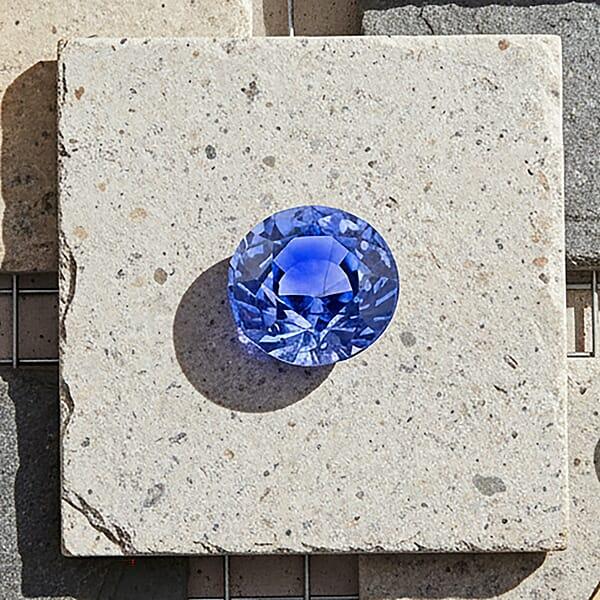 Premium Ceylon Blue Sapphire (Rnd Free Size) 1.00 Ctw
