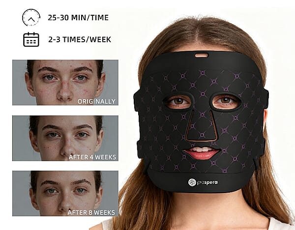 Prospera Panther LED Skin Rejuvenate FDA Approved Face Mask (1 Year Warranty)