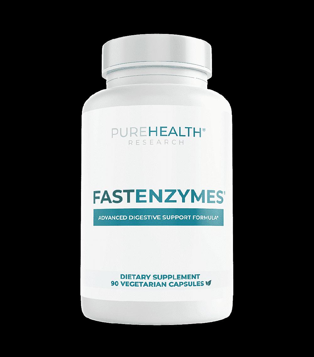 PureHealth Research Fast Enzymes Dietary Supplement 90 Vegetarian Capsules