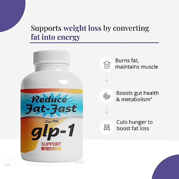 Reduce Fat Fast GLP-1 Support Dietary Supplement (60 Tablets)