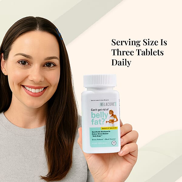 Relacore® Belly Fat Extra Belly Bulge Supplement (90 Tablets)