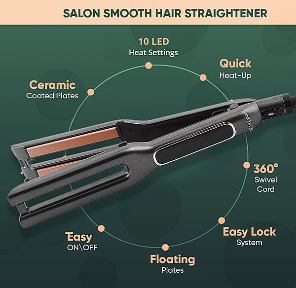 Revlon Double Straight Copper Ceramic Dual Plate Straightener