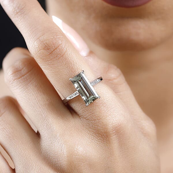 Rhapsody 950 Platinum AAAA Turkizite And E-F VS Diamond Ring 4.75 Grams 5.15 Ctw