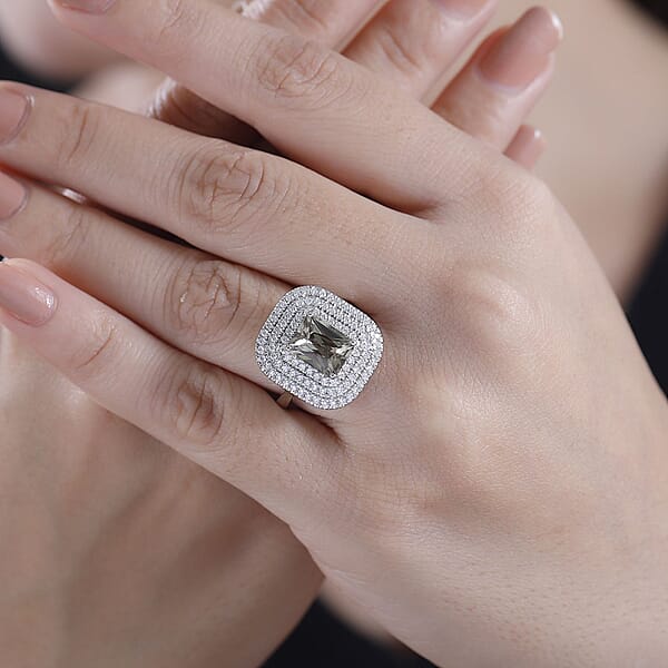 Rhapsody 950 Platinum AAAA Turkizite Diamond (E-F VS) Ring 3.59 Ctw