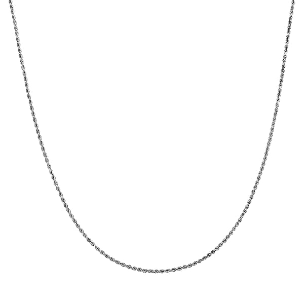 Rhapsody 950 Platinum Rope Chain Necklace (20 Inches) (8.40 Grams)