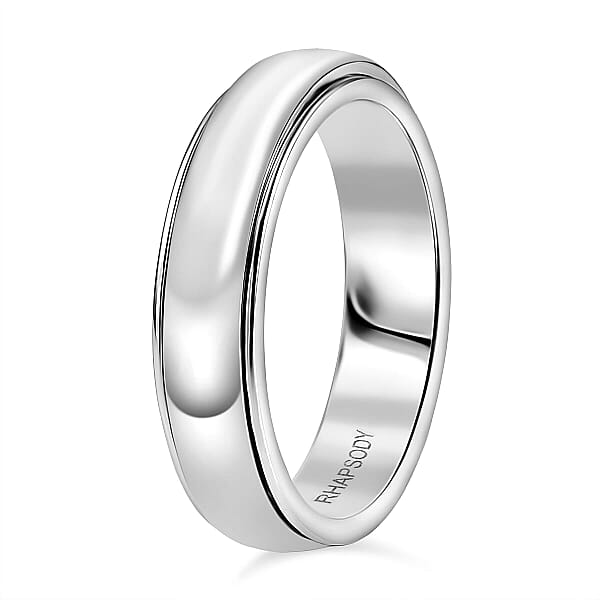 Rhapsody 950 Platinum Spinner Band Ring (6.65 Grams)
